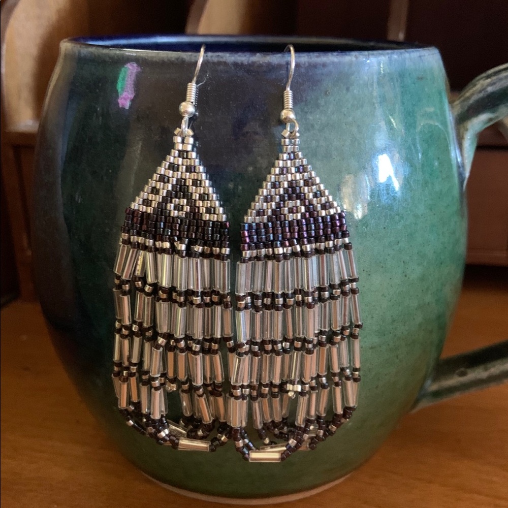 Handmade Seed Bead Earrings